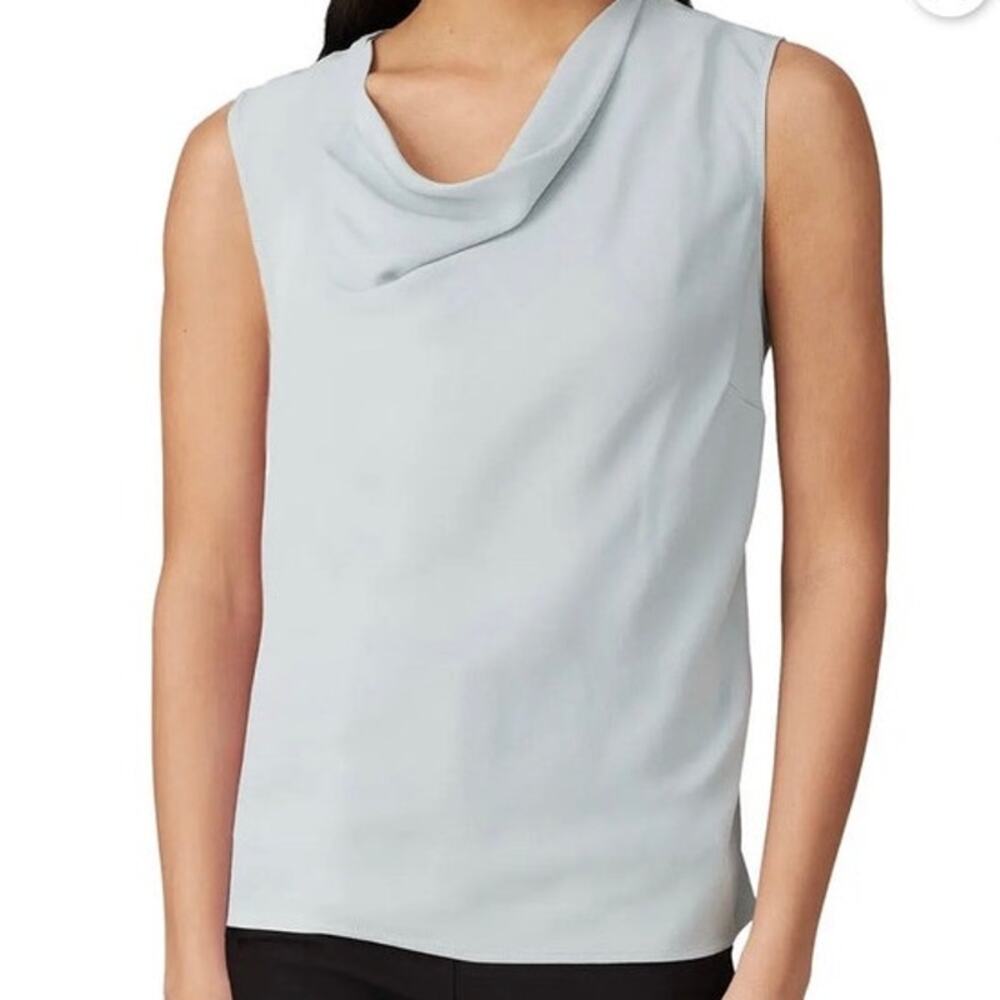 Emporio Armani Sleeveless Light blue-grey sleeveless top 42